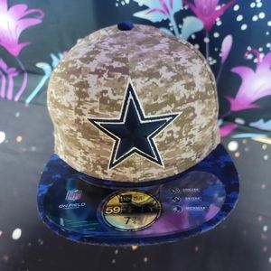 New Era Dallas Cowboys Salute To Service 7 3/4 Fitted Hat